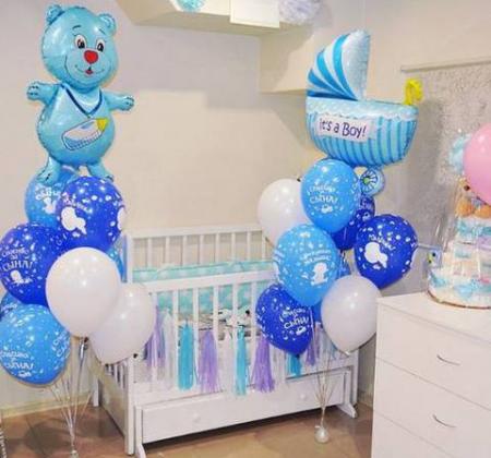 Воздушные шары на рождение малыша: какие выбрать